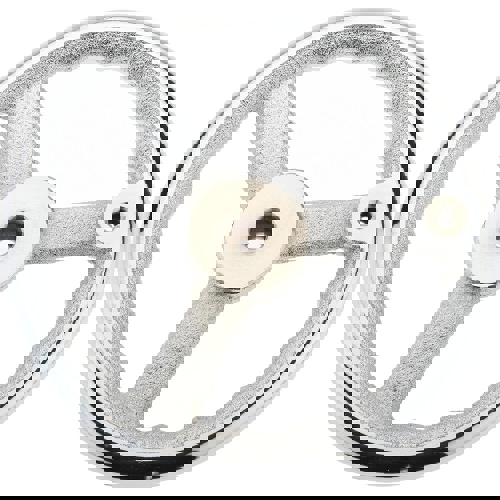 Spoked Straight Handwheel: Chrome-Plated